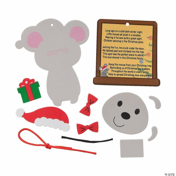 Ornament Crafts |  Legend of the Christmas Mouse Ornament Craft Kit – Makes 12 Crafts for Kids Ornament Crafts