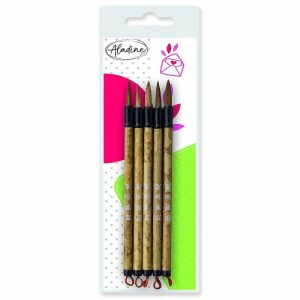 Paint Brushes |  Aladine Set of 5 Brushes Art Supplies Paint Brushes