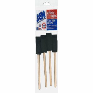 Paint Brushes |  JEN Mfg Poly-Brush Multi-Pak 1″ Wide 4pc Art Supplies Paint Brushes