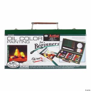 Paint Brushes |  Royal & Langnickel Beginner Oil Color Painting Kit Art Supplies Paint Brushes