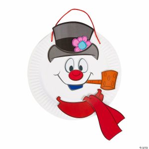 Paper Plate Crafts |  Frosty the Snowman™ Paper Plate Craft Kit – Makes 12 Crafts for Kids Paper Plate Crafts