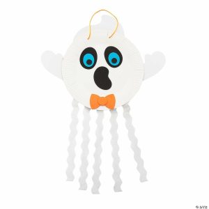 Paper Plate Crafts |  Halloween Ghost Paper Plate Craft Kit – Makes 12 Crafts for Kids Paper Plate Crafts