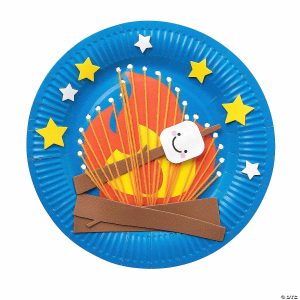 Paper Plate Crafts |  S&’More Paper Plate Craft Kit – Makes 12 Crafts for Kids Paper Plate Crafts