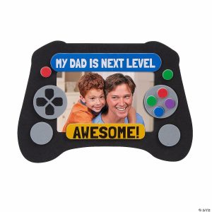 Photo Crafts |  Gamer Dad Magnet Picture Frame Craft Kit – Makes 12 Crafts for Kids Photo Crafts