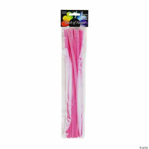 Poms & Chenille Stems |  Touch of Nature® Pink Chenille Stems – 25 Pc. Craft Supplies Poms & Chenille Stems