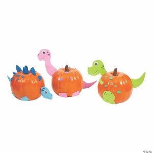 Pumpkin Decorating Kits |  Dinosaur Pumpkin Decorating Craft Kit – Makes 6 Crafts for Kids Pumpkin Decorating Kits