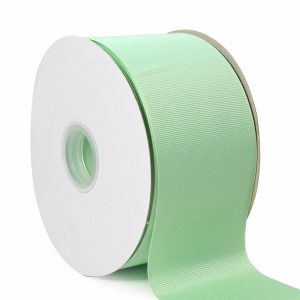 Ribbon |  LaRibbons and Crafts 3″ 50yds Premium Textured Grosgrain Ribbon – Mint Craft Supplies Ribbon