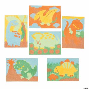 Sand Art |  Dinosaur Sand Art Sets – 24 Pc. Crafts for Kids Sand Art