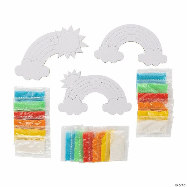 Sand Art |  Rainbow Sand Art Sets – 12 Pc. Crafts for Kids Sand Art