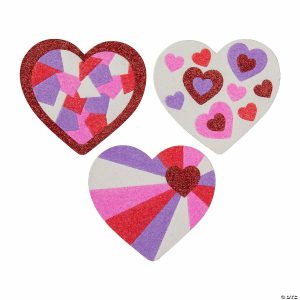 Sand Art |  Valentine Hearts Sand Art Craft Kit – Makes 12 Crafts for Kids Sand Art