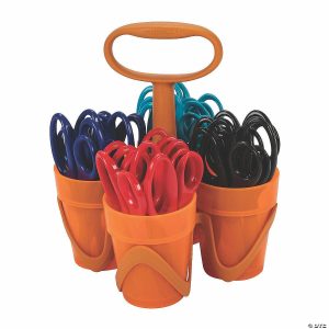 Scissors & Cutting Tools |  Bulk 29 Pc. Fiskars® Pointed-Tip Scissors Classpack Caddy Craft Supplies Scissors & Cutting Tools