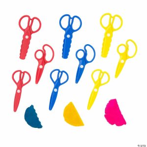 Scissors & Cutting Tools |  Dough Scissors – 12 Pc. Craft Supplies Scissors & Cutting Tools