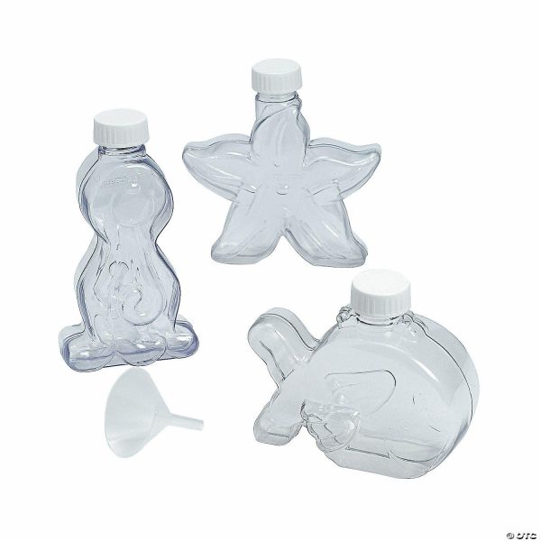 Senior Crafts |  4 3/4″ – 5 1 4″ Under the Sea Sand Art Plastic Bottles – 12 Pc. Craft & Hobby Supplies Senior Crafts