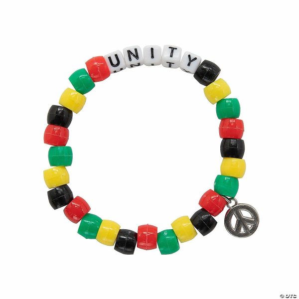 Senior Crafts |  African Unity Beaded Bracelet Craft Kit – Makes 12 Craft & Hobby Supplies Senior Crafts