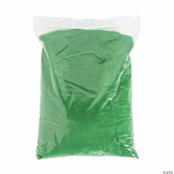 Senior Crafts |  Bulk 5 Lb. Green Sand Green Craft & Hobby Supplies Green