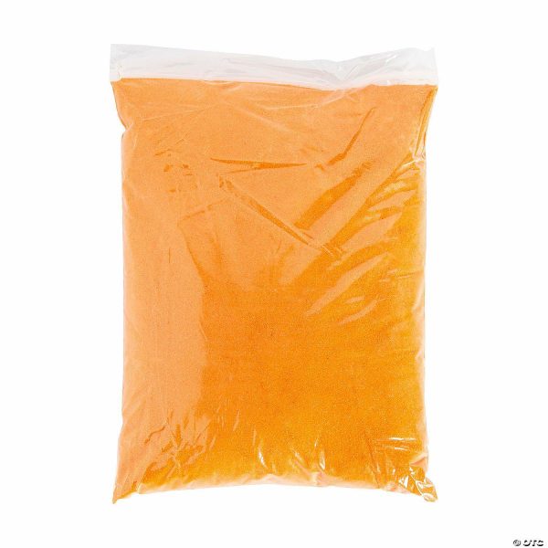 Senior Crafts |  Bulk 5 Lb. Orange Sand Orange Craft & Hobby Supplies Orange