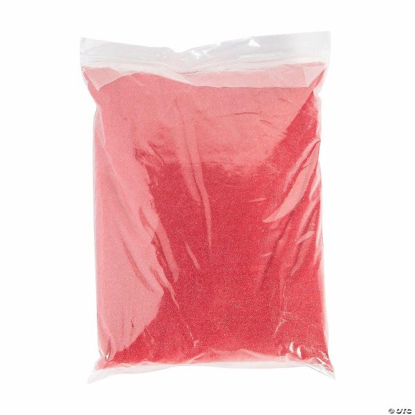 Senior Crafts |  Bulk 5 Lb. Red Sand Red Craft & Hobby Supplies Red