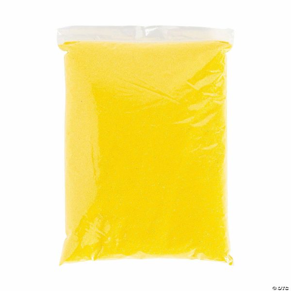 Senior Crafts |  Bulk 5 Lb. Yellow Sand Yellow Craft & Hobby Supplies Senior Crafts