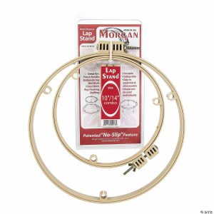 Sewing & Quilting Supplies |  Morgan Lap Stand Combo 10″ & 14″ Quilting Hoops- Fabric & Sewing Sewing & Quilting Supplies