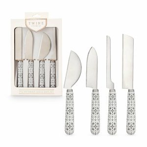 Sewing & Quilting Supplies |  Tiles Cheese Knife Set Fabric & Sewing Sewing & Quilting Supplies