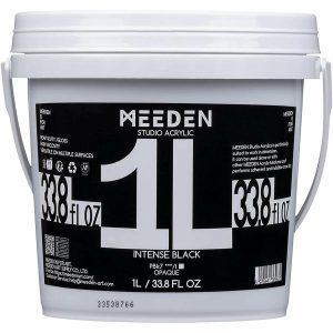 Sketchbooks & Drawing Pads |  MEEDEN Intense Black Acrylic Paint, Heavy Body, Gloss Finish, Extra-Large 1 L /33.8 oz Non-Toxic Rich Pigments, Studio Professional Artist Art Supplies Sketchbooks & Drawing Pads