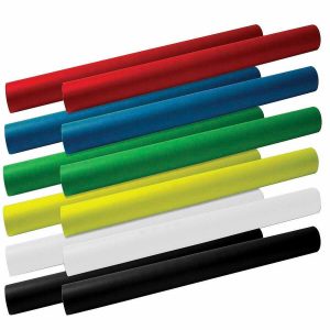 Sketchbooks & Drawing Pads |  School Smart Fade Resistant Art Rolls, 24 Inches x 12 Feet, Assorted Colors, Pack of 12 Art Supplies Sketchbooks & Drawing Pads