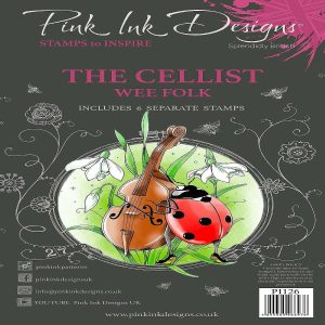 Stamps & Stamp Pads |  Pink Ink Designs The Cellist A6 Clear Stamp Set Crafts for Kids Stamps & Stamp Pads