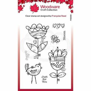 Stamps & Stamp Pads |  Woodware Craft Collection Woodware Clear Singles Blooming 4 in x 6 in Stamp Crafts for Kids Stamps & Stamp Pads