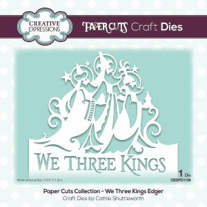 Stencils |  Creative Expressions Paper Cuts Edger We Three Kings Craft Die Craft Supplies Stencils