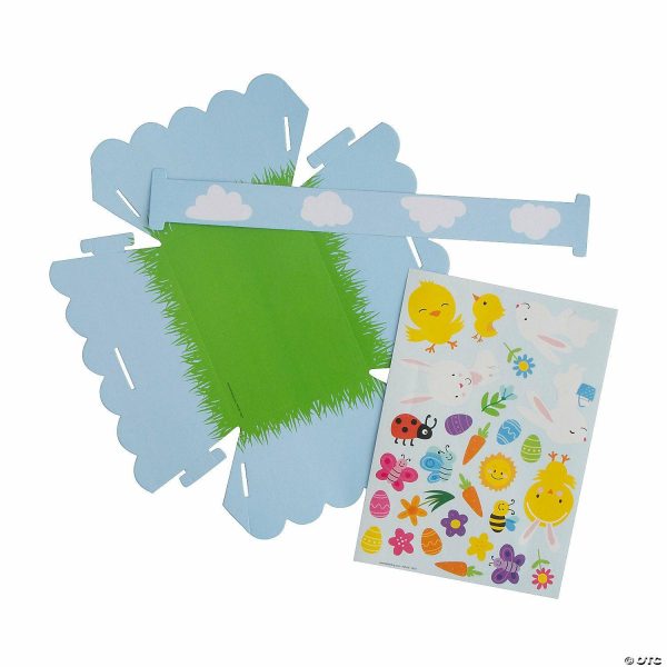 Sticker Scenes |  3D Easter Basket Sticker Scenes – 12 Pc. Crafts for Kids Sticker Scenes