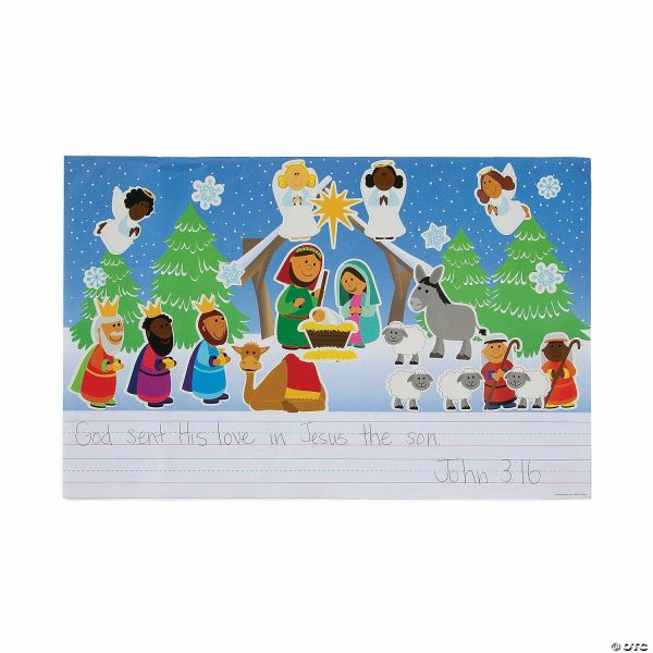 Sticker Scenes |  Create & Write Nativity Sticker Scenes – 12 Pc. Crafts for Kids Sticker Scenes