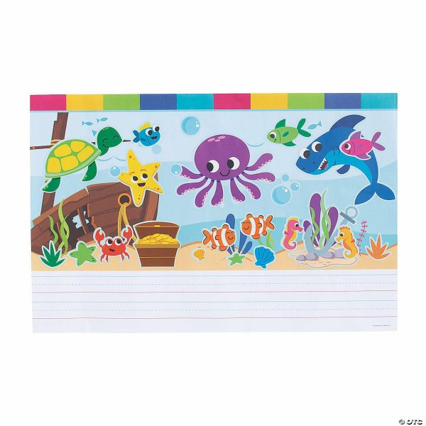 Sticker Scenes |  Create & Write Sea Life Giant Sticker Scenes – 12 Pc. Crafts for Kids Sticker Scenes