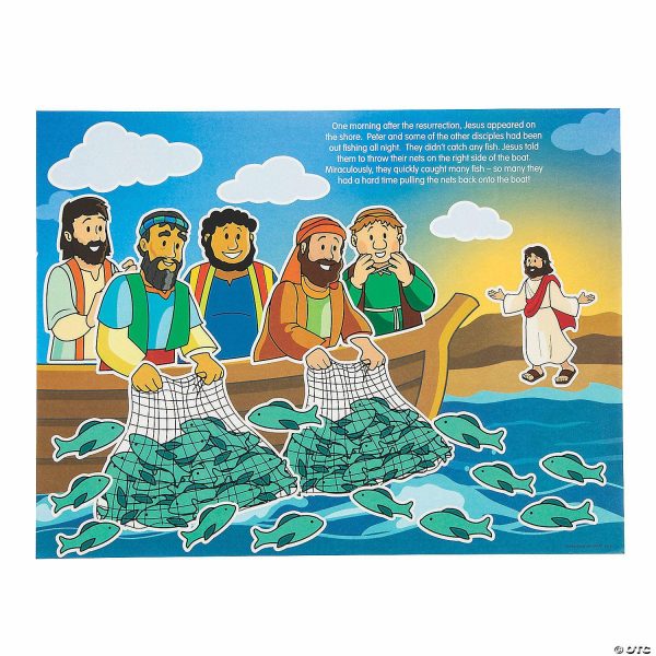 Sticker Scenes |  Jesus Visits His Disciples Sticker Scenes – 12 Pc. Crafts for Kids Sticker Scenes