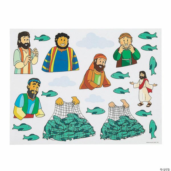 Sticker Scenes |  Jesus Visits His Disciples Sticker Scenes – 12 Pc. Crafts for Kids Sticker Scenes