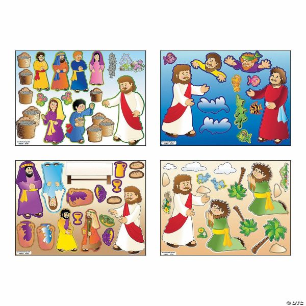 Sticker Scenes |  Miracle of Jesus Mini Sticker Scenes – 24 Pc. Crafts for Kids Sticker Scenes