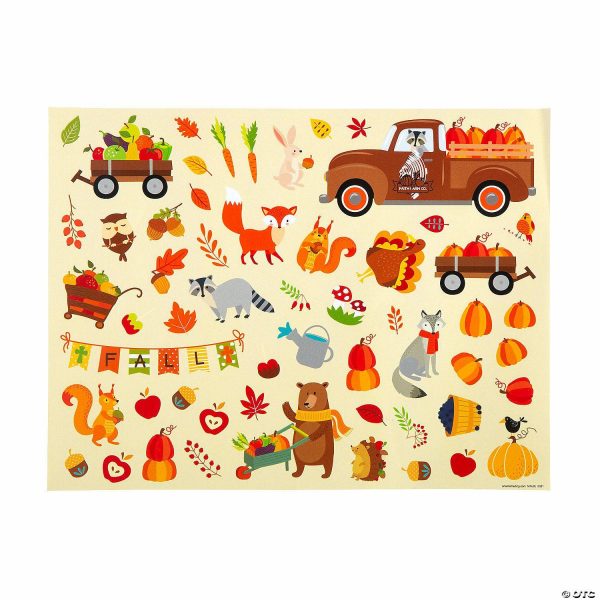 Sticker Scenes |  Religious Fall Sticker Scenes – 12 Pc. Crafts for Kids Sticker Scenes