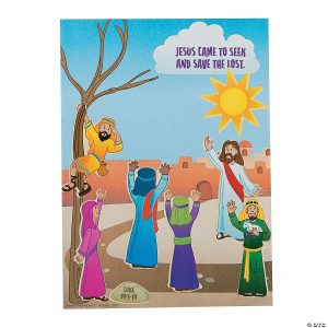 Sticker Scenes |  Zacchaeus Mini Sticker Scenes – 24 Pc. Crafts for Kids Sticker Scenes