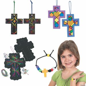 String Art |  Bulk Cross Craft Assortment Kit for 24 Craft Supplies String Art