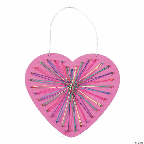 String Art |  Valentine String Art Craft Kit- Makes 12 Craft Supplies String Art