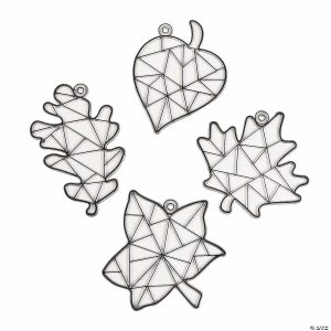 Suncatcher Crafts |  Fall Leaf Suncatchers – 24 Pc. Crafts for Kids Suncatcher Crafts