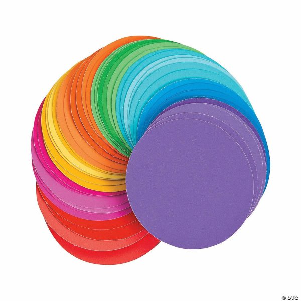 Tissue & Craft Paper |  Bulk 1200 Pc. Paint Chip Circles Craft Supplies Tissue & Craft Paper