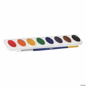 Watercolor Supplies |  8-Color Watercolor Paint Tray – Set of 1 Art Supplies Watercolor Supplies