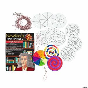 Education Craft Kits |  STEAM Newton&’s Disc Spinner Educational Craft Kit – Makes 12 Crafts for Kids Education Craft Kits