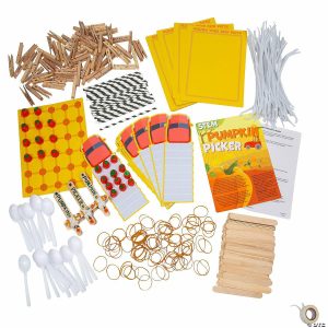 Education Craft Kits |  STEM Pumpkin Picker Challenge Learning Activity Kit – Makes 12 Crafts for Kids Education Craft Kits