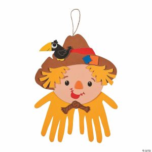 Handprint Crafts |  Scarecrow Handprint Craft Kit – Makes 12 Crafts for Kids Handprint Crafts