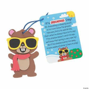 Ornament Crafts |  Legend of the Groundhog Ornament Craft Kit – Makes 12 Crafts for Kids Ornament Crafts