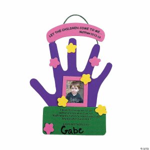 Photo Crafts |  Mother&’s Day Hand Keepsake Picture Frame Craft Kit – Makes 12 Crafts for Kids Photo Crafts