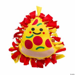 Pillow Crafts |  Pizza Fleece Tied Pillow Craft Kit – Makes 6 Crafts for Kids Pillow Crafts