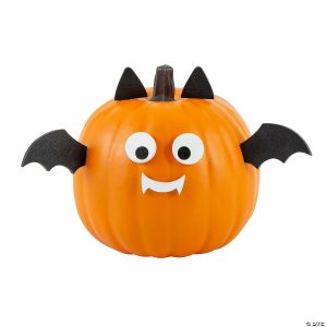 Pumpkin Decorating Kits |  1 3/4″ – 2 3 4″ Vampire Bat Pumpkin Wood Decorating Craft Kit – Makes 12 Crafts for Kids Pumpkin Decorating Kits