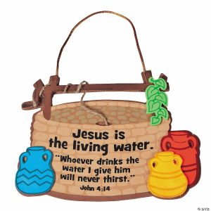 Sign Crafts |  Jesus Is the Living Water Sign Craft Kit- Makes 12 Crafts for Kids Sign Crafts